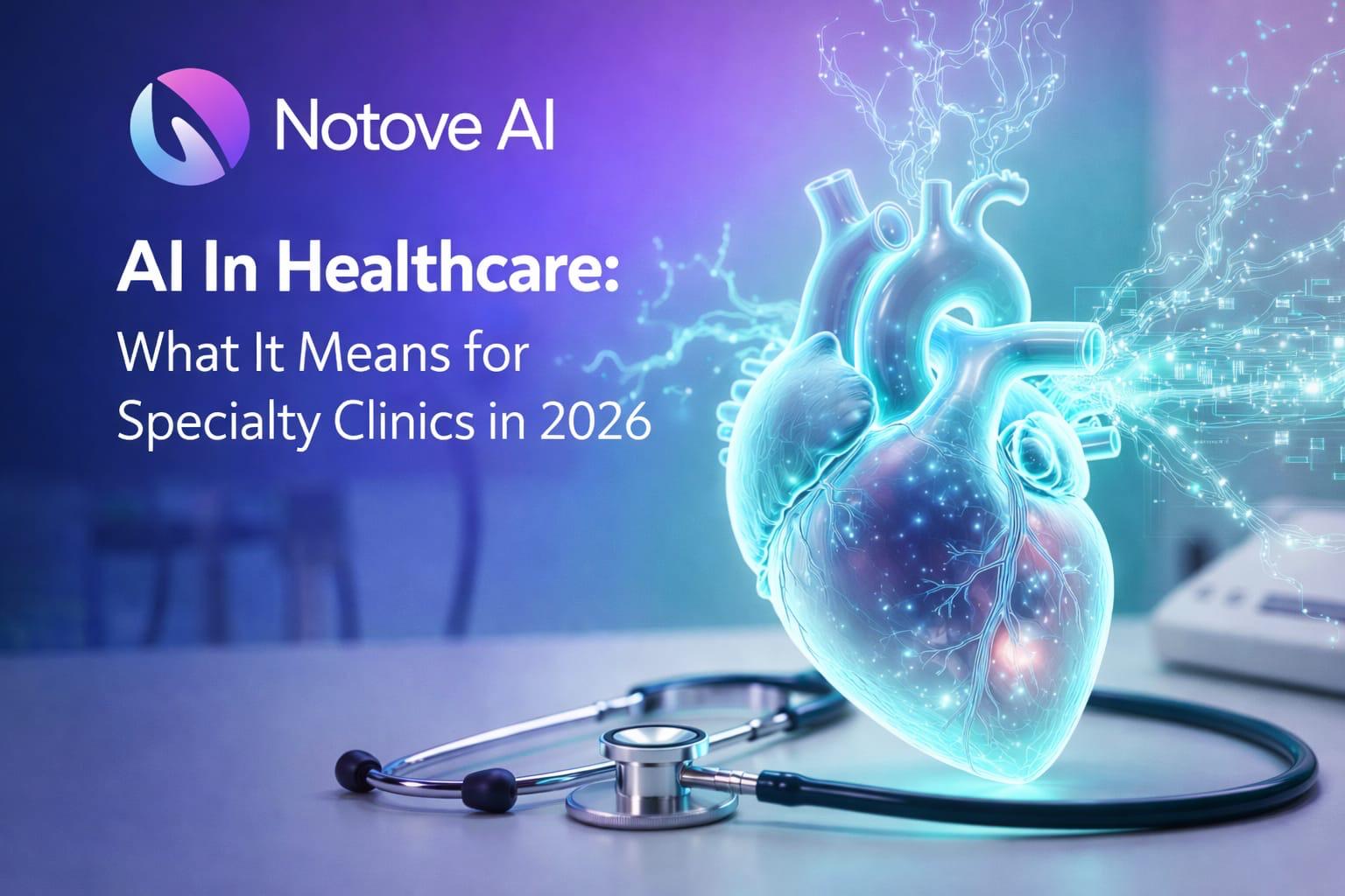 AI in Healthcare: What It Means for Specialty Clinics In 2026