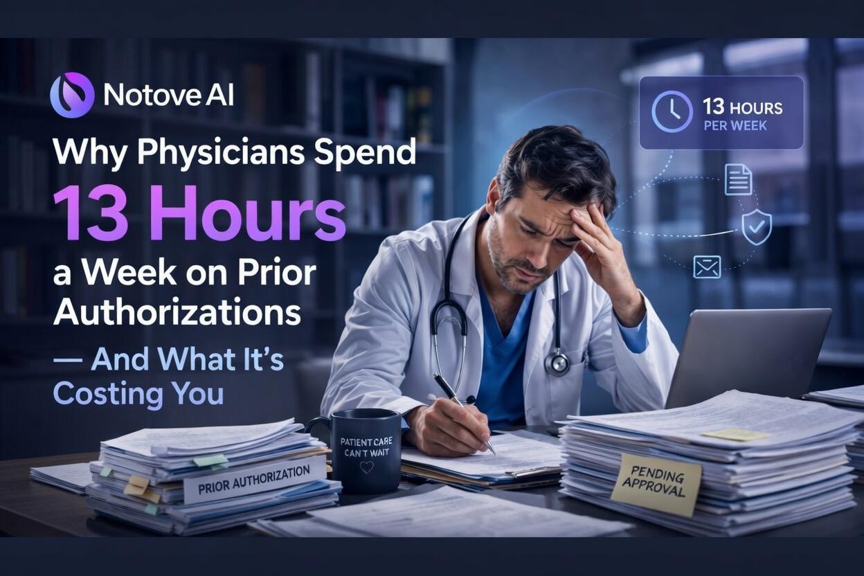 Why Physicians Spend 13 Hours a Week on Prior Authorizations and What It's Costing You