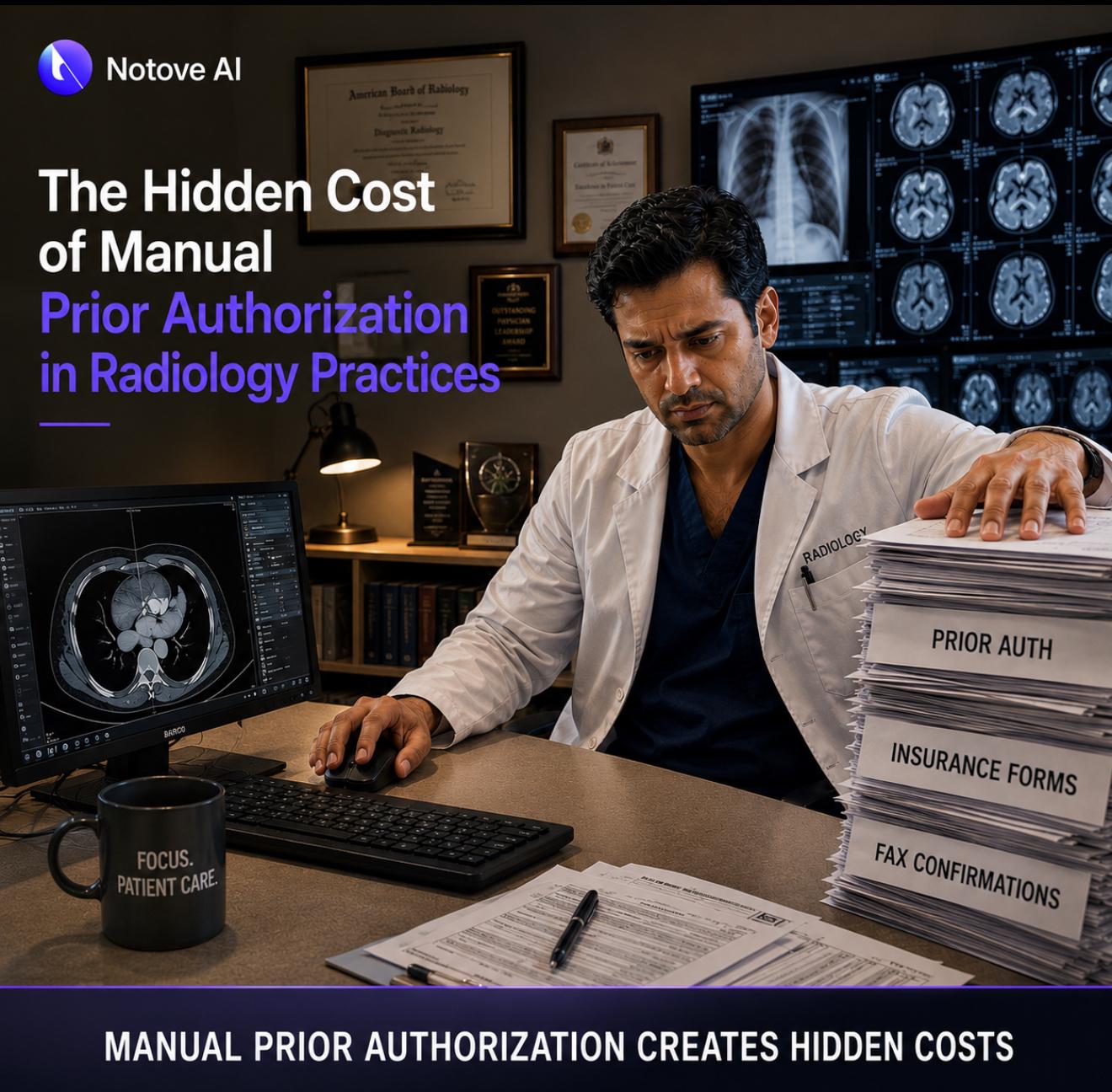 The Hidden Cost of Manual Prior Authorization in Radiology Practices