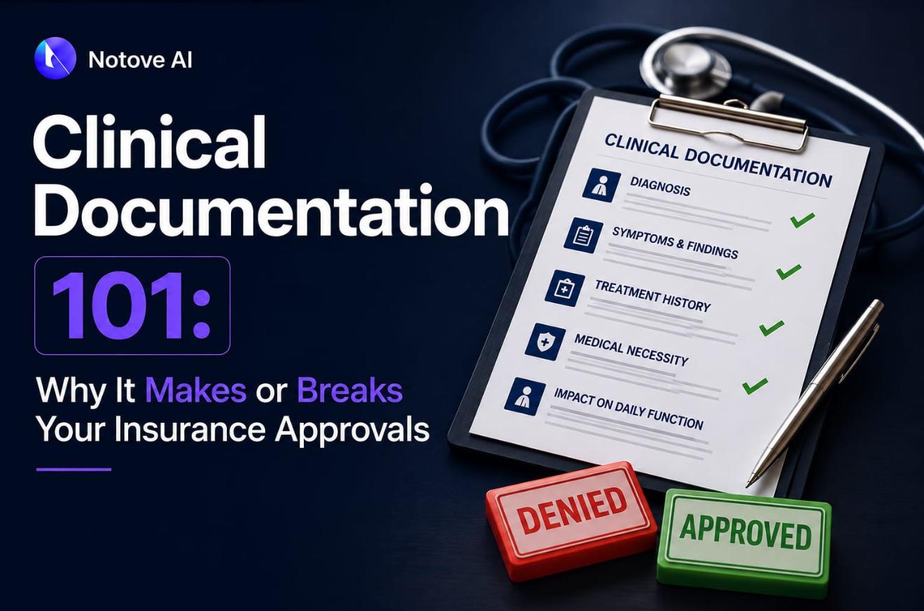 Clinical Documentation 101: Why It Makes or Breaks Your Insurance Approvals