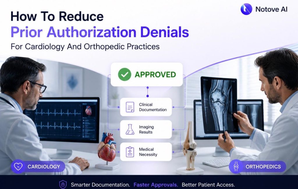 How To Reduce Prior Authorization Denials For Cardiology And Orthopedic Practices