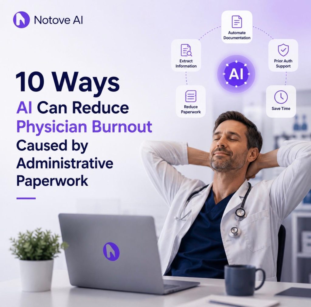 10 Ways AI Can Reduce Physician Burnout Caused by Administrative Paperwork