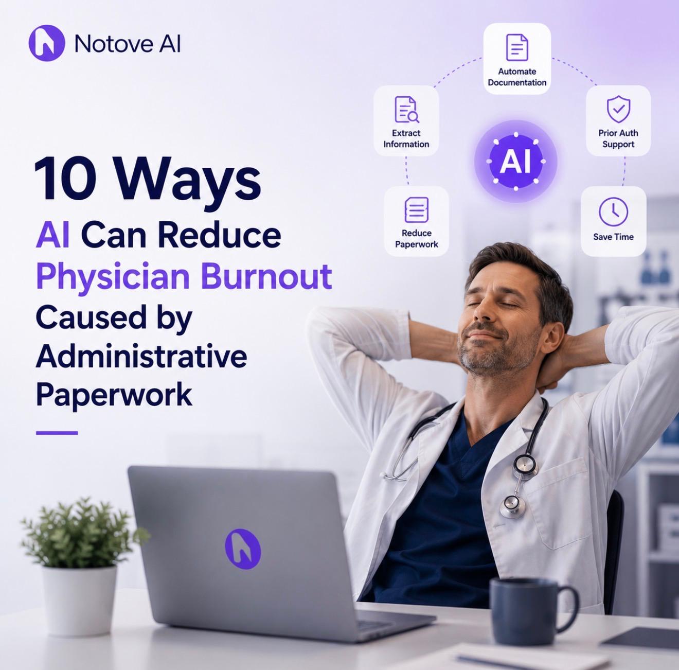 10 Ways AI Can Reduce Physician Burnout Caused by Administrative Paperwork