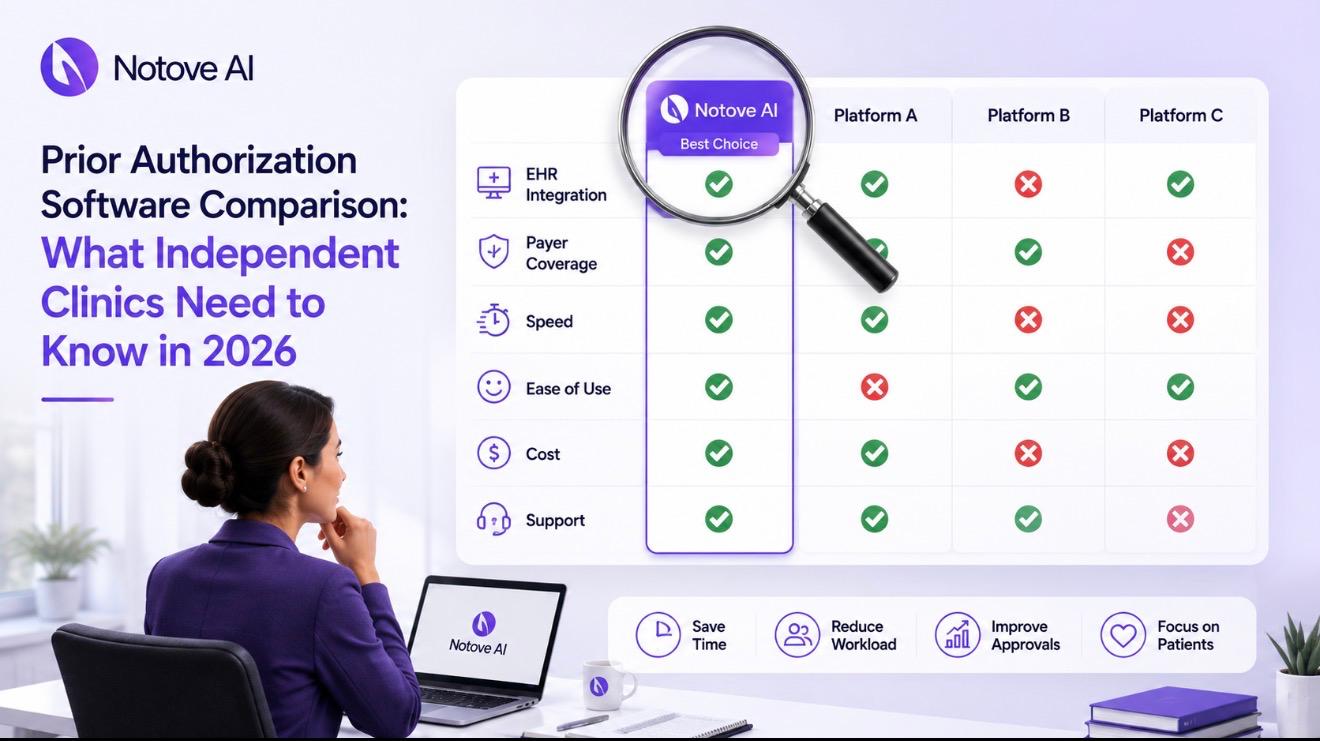 Prior Authorization Software Comparison: What Independent Clinics Need to Know in 2026