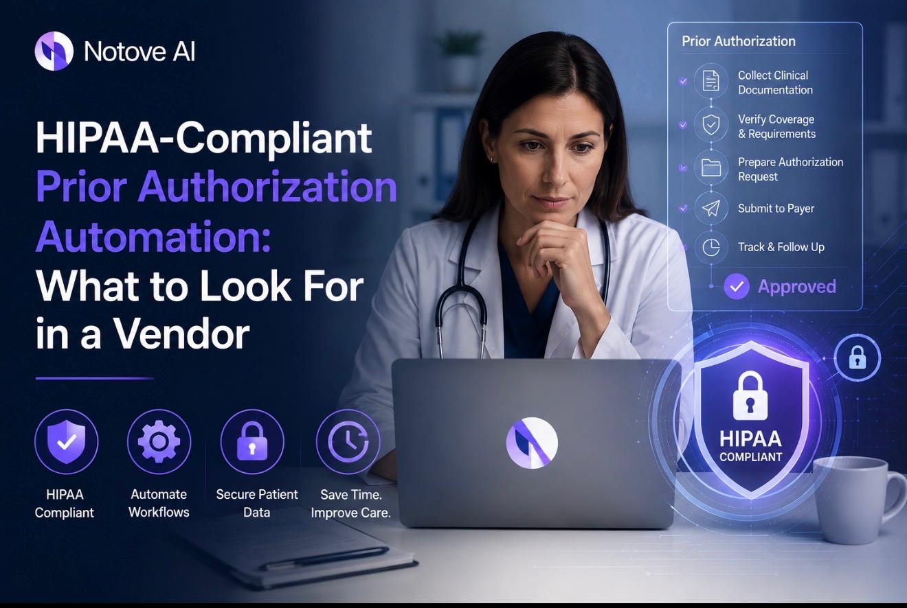 HIPAA-Compliant Prior Authorization Automation: What to Look For in a Vendor