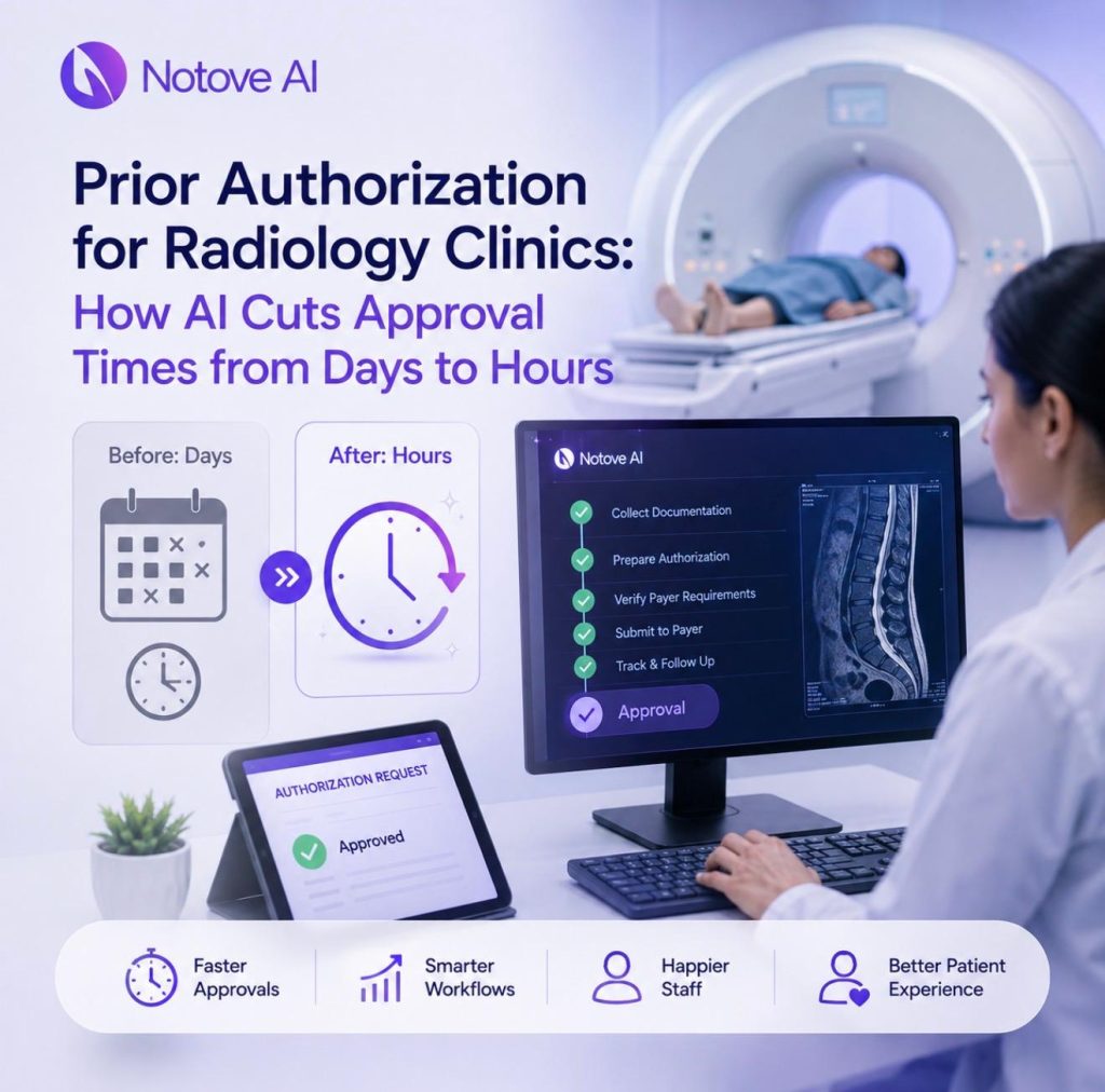 Prior Authorization For Radiology Clinics: How AI Cuts Approval Times From Days To Hours