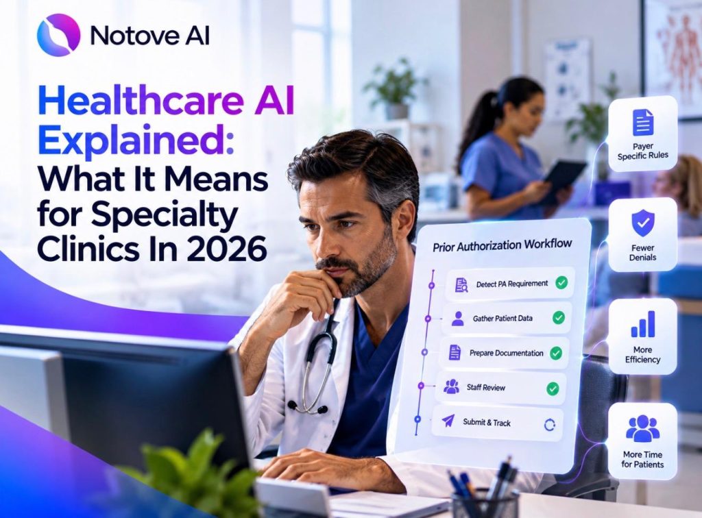Healthcare AI Explained: What It Actually Means for Specialty Clinics