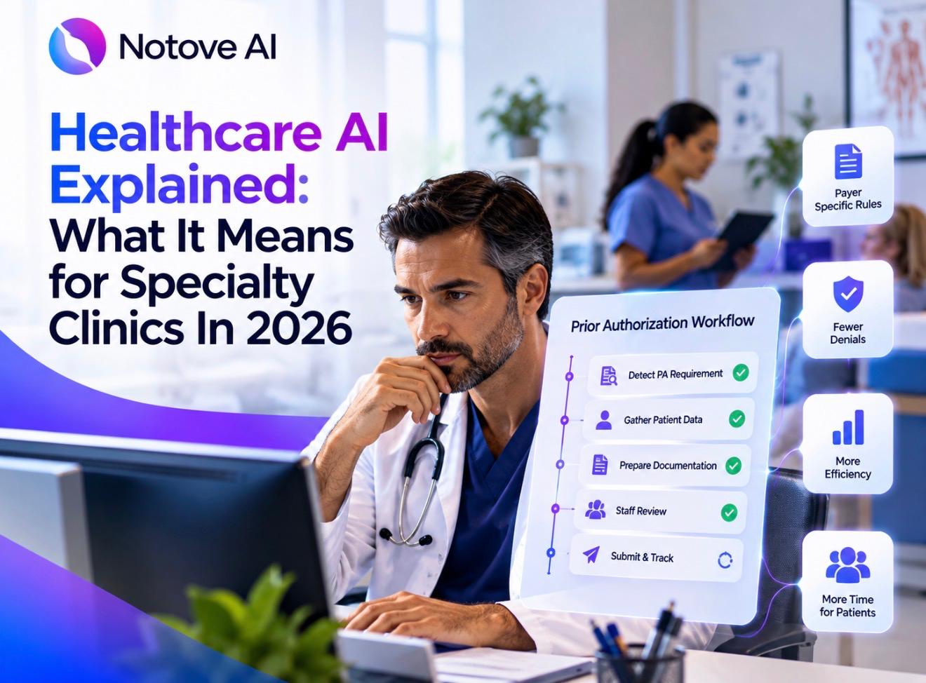 Healthcare AI Explained: What It Actually Means for Specialty Clinics