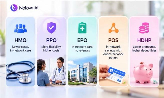 Types of Health Insurance Plans Explained for Clinic Billing Staff