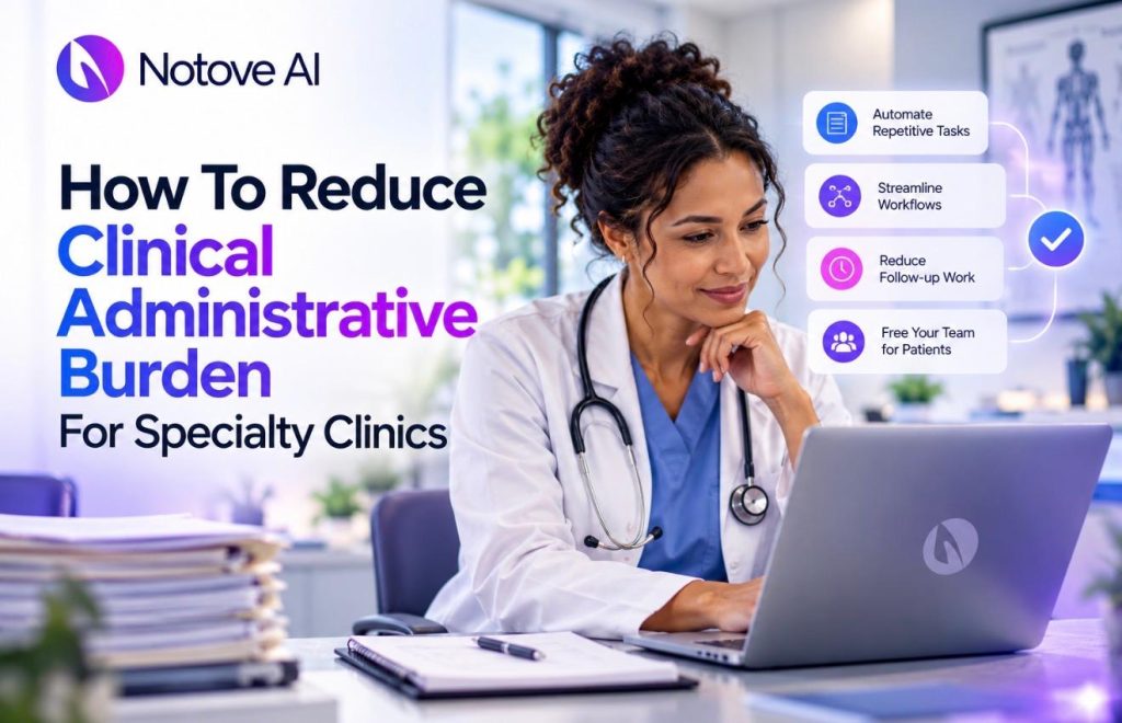 How To Reduce Clinical Administrative Burden For Specialty Clinics